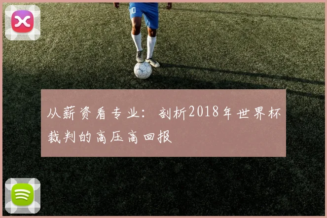 从薪资看专业：剖析2018年世界杯裁判的高压高回报